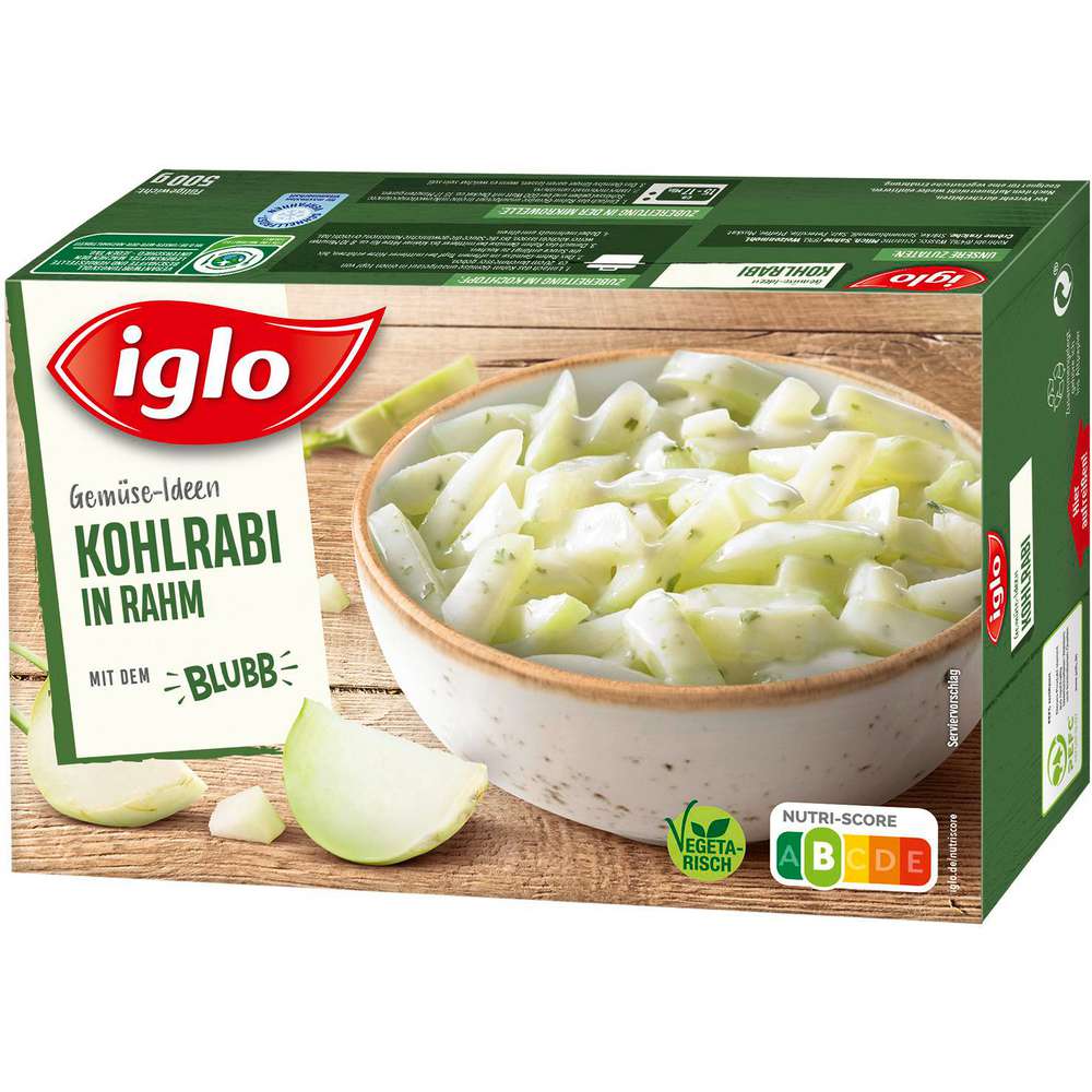 Produktabbildung Iglo Rahm-Gemüse Kohlrabi, tiefgekühlt