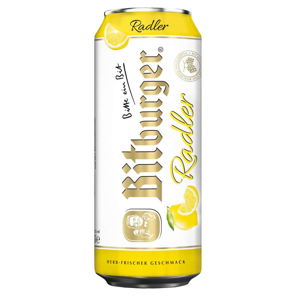 Produktabbildung Bitburger Biermischgetränk, Radler 2,5%