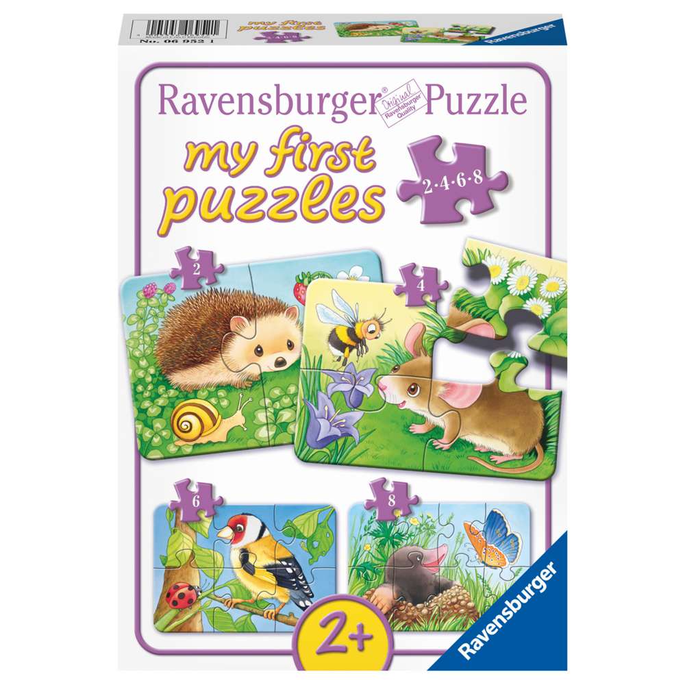 Produktabbildung Ravensburger My First Puzzle 2-8 Teile, Süße Gartenbewohner