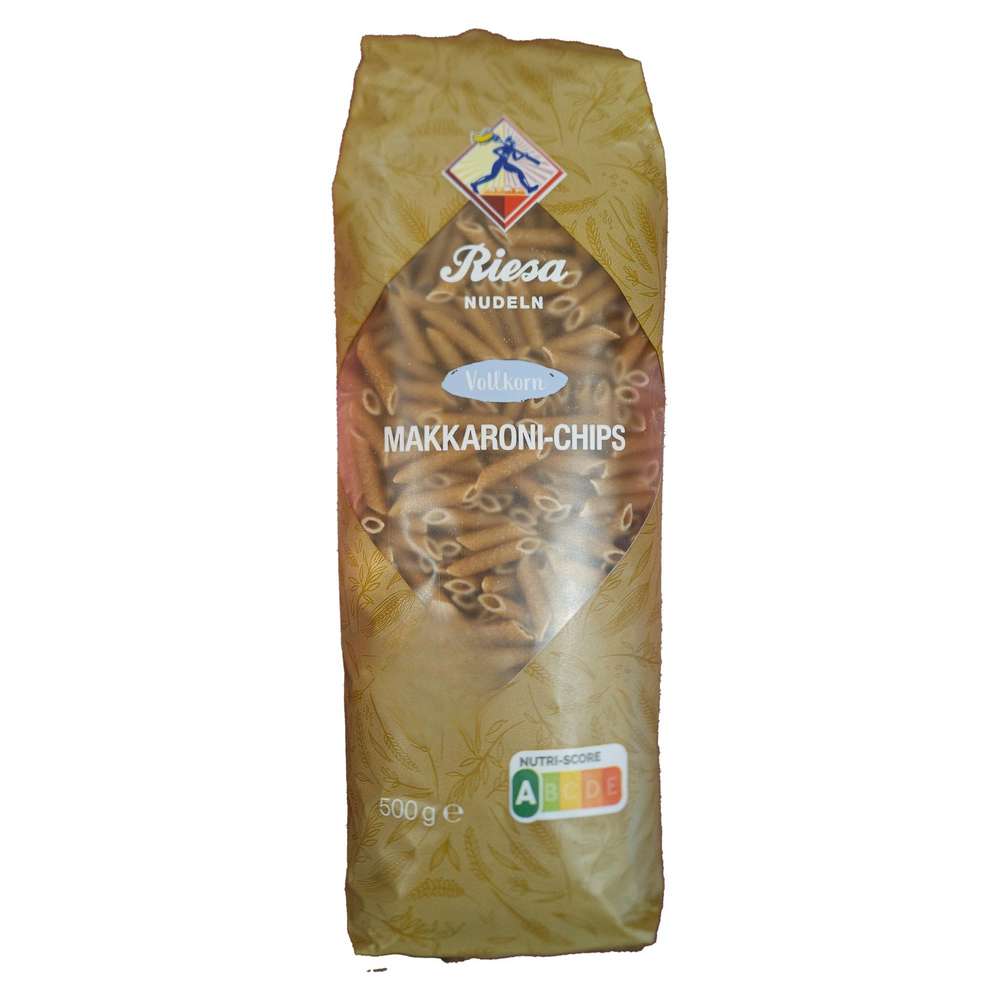 Produktabbildung Riesa Vollkorn Nudeln Makkaroni Chips