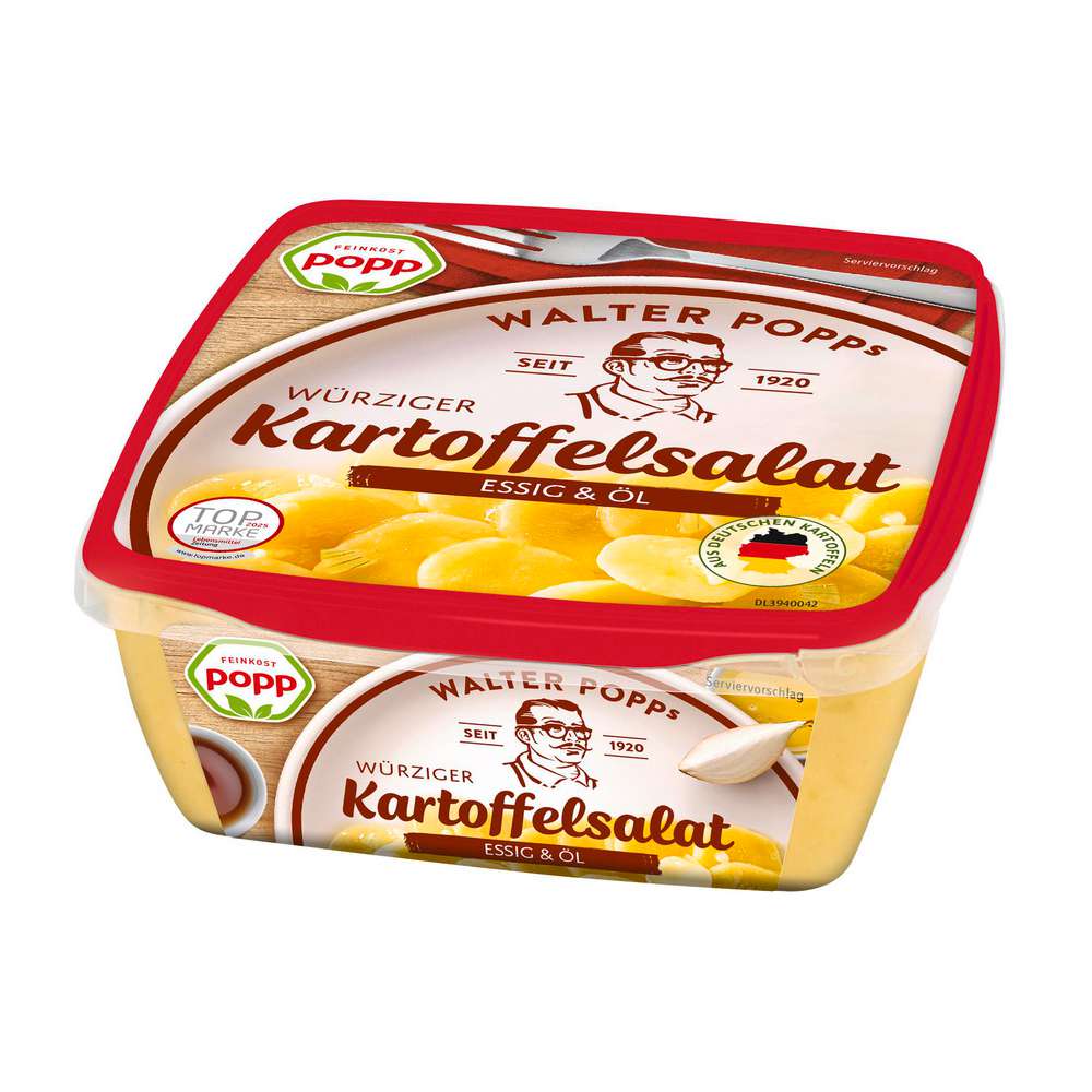 Produktabbildung Popp Kartoffelsalat, Essig & Öl