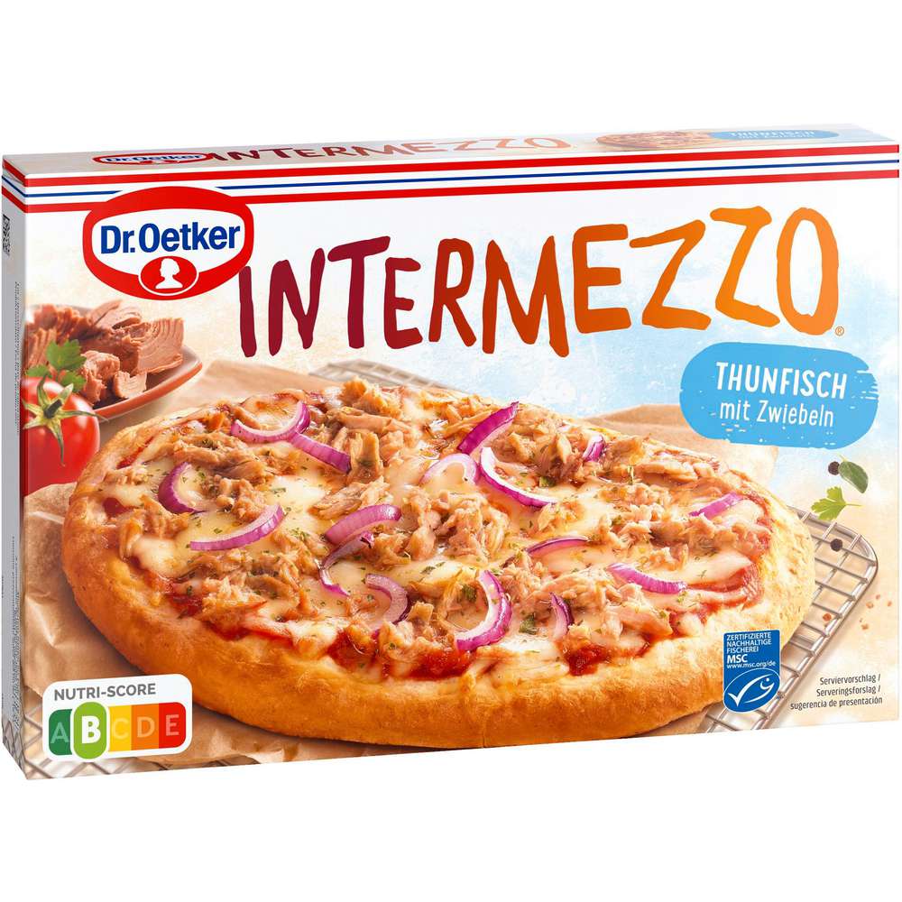 Produktabbildung Dr. Oetker Pizzabrot Intermezzo Thunfisch mit Zwiebeln, tiefgekühlt