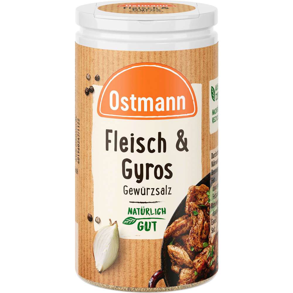 Produktabbildung Ostmann Gewürzsalz, Fleisch & Gyros