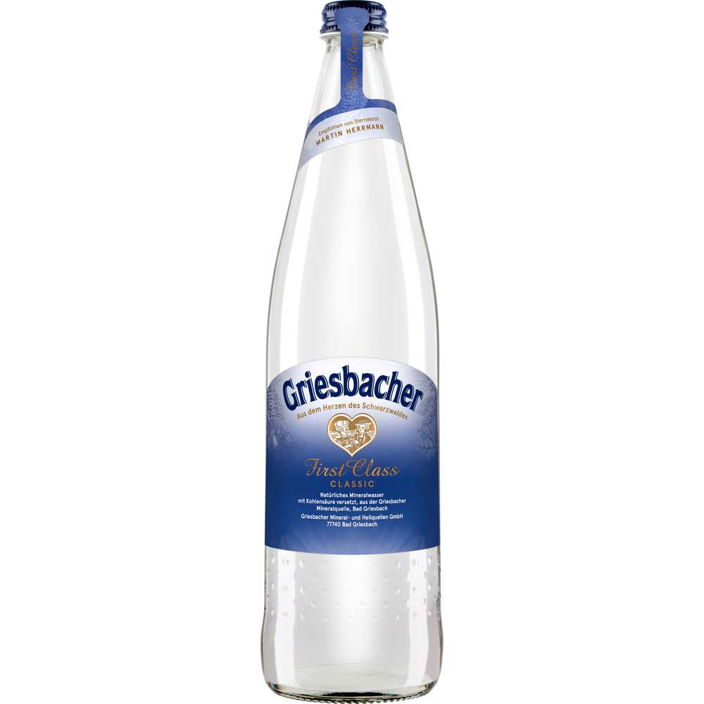 Produktabbildung Griesbacher First Class Mineralwasser, Classic