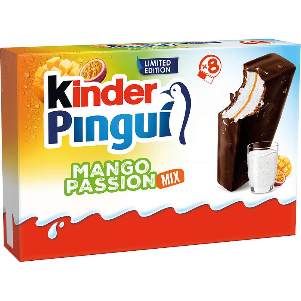 Produktabbildung Ferrero Kinder-Pingui 8er Mango Passion Mix