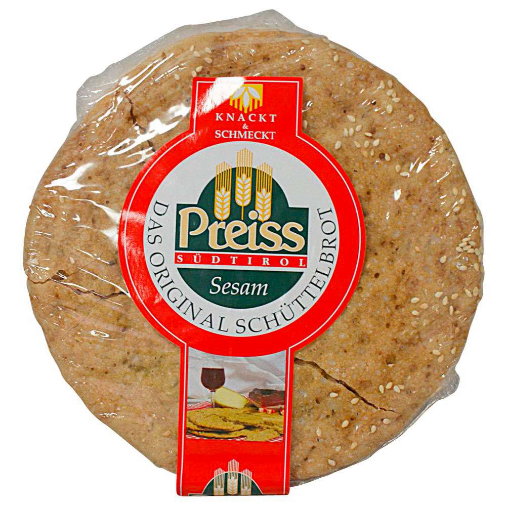 Produktabbildung Preiss Schüttelbrot, Flache Roggenbrötchen