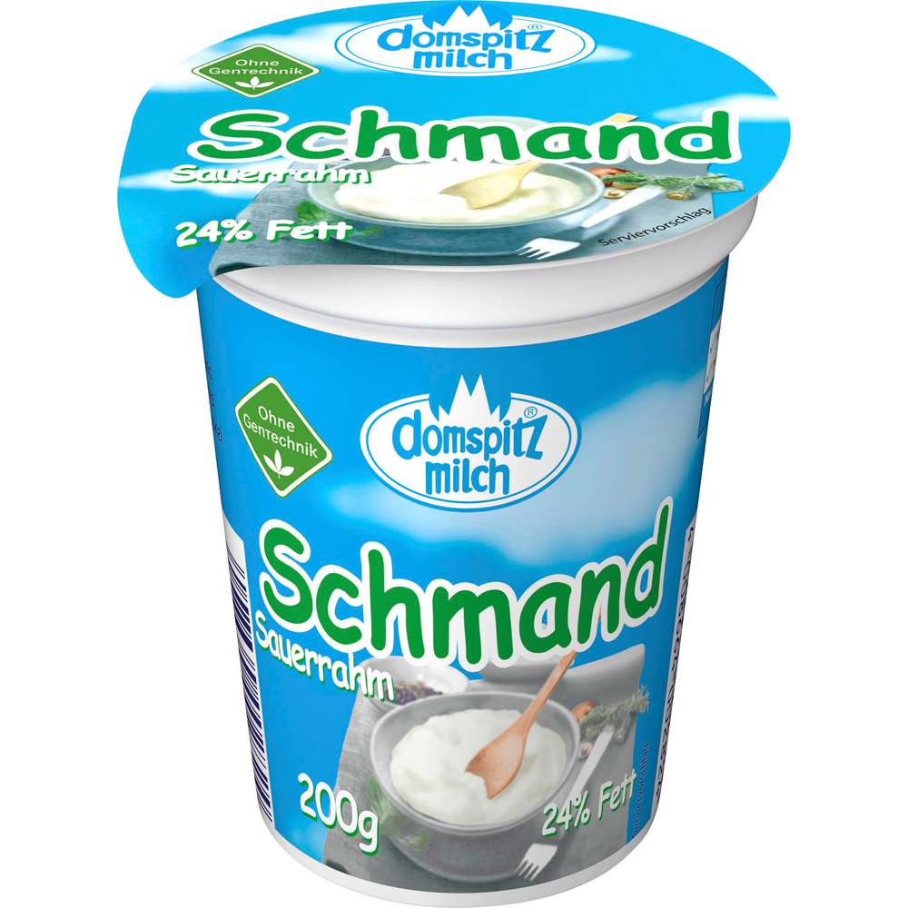 Produktabbildung Domspitzmilch Schmand 24% Fett