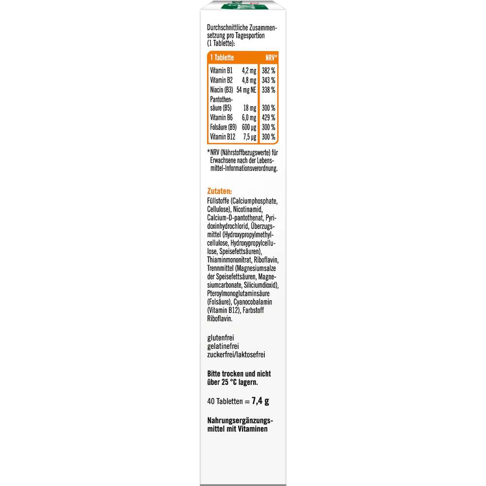 Produktabbildung Taxofit B-Komplex Forte, vegan