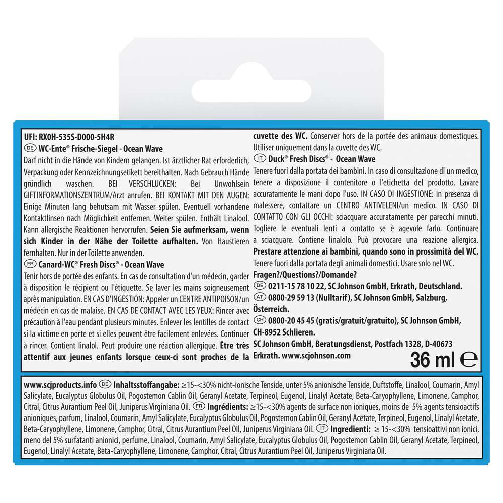 Produktabbildung WC Ente WC Frische-Siegel, Ocean Wave