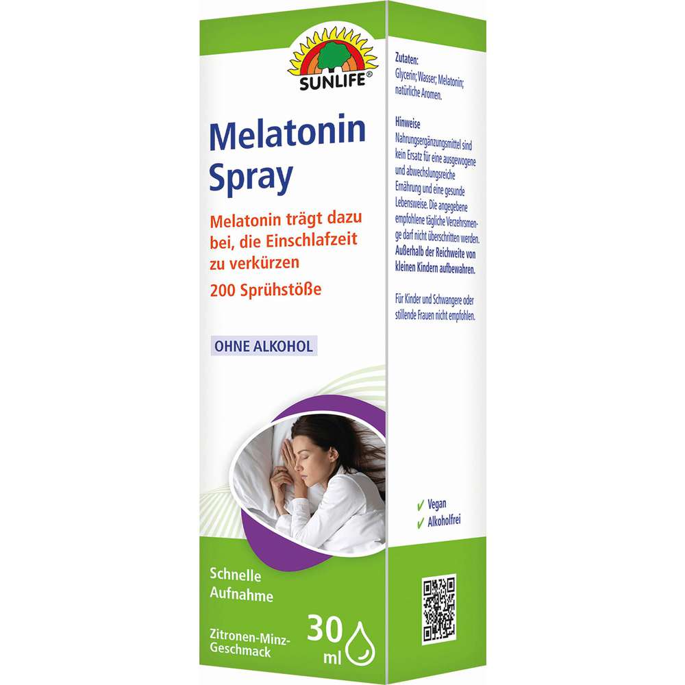 Produktabbildung Sunlife Melatonin Spray