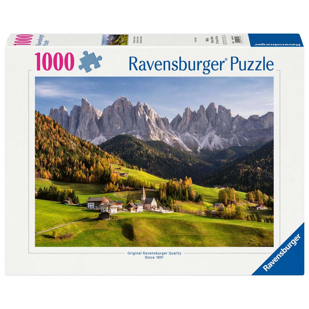 Produktabbildung Ravensburger Puzzle 1000T Dolomiten im Herbst