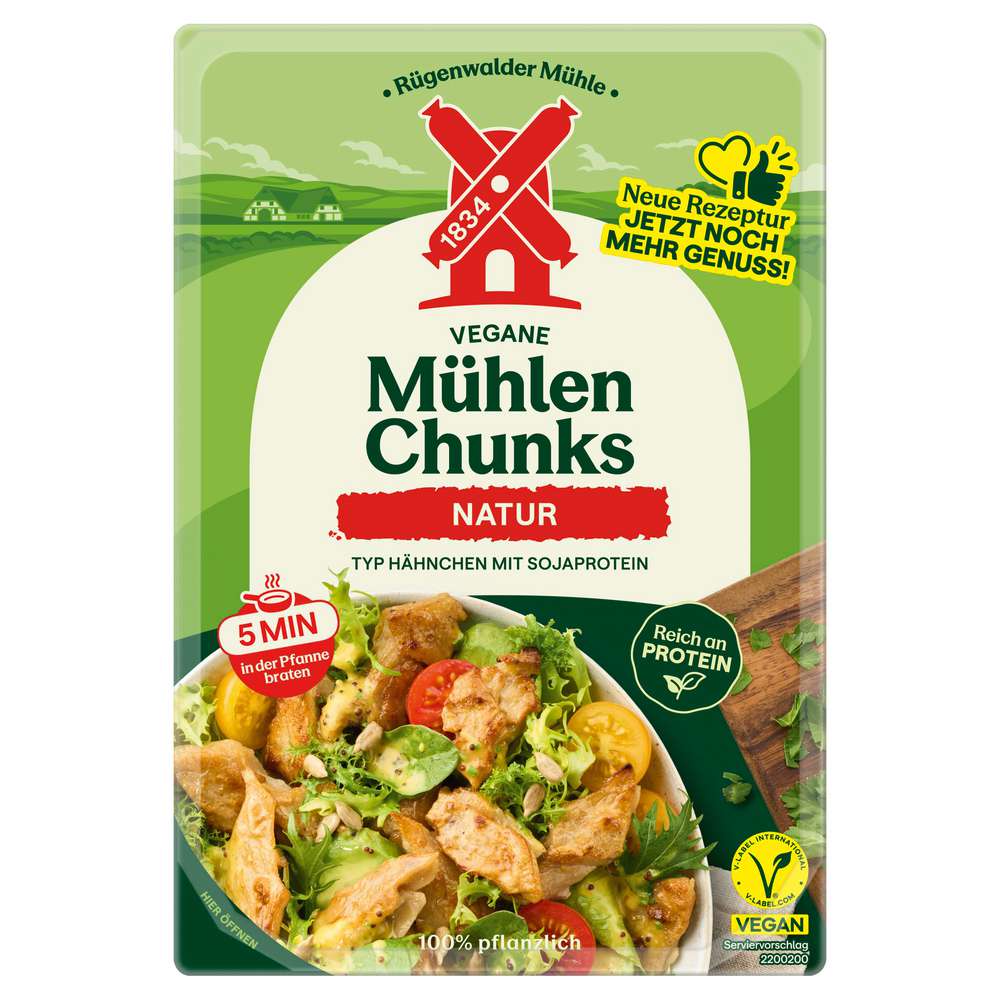 Produktabbildung Rügenwalder Mühle Veganes Hähnchen geschnetzeltes