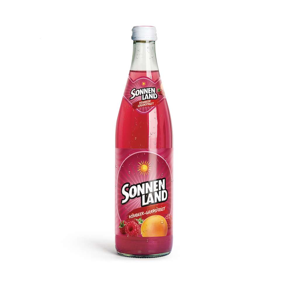Produktabbildung Sonnenland Himbeere-Grapefruit Limonade