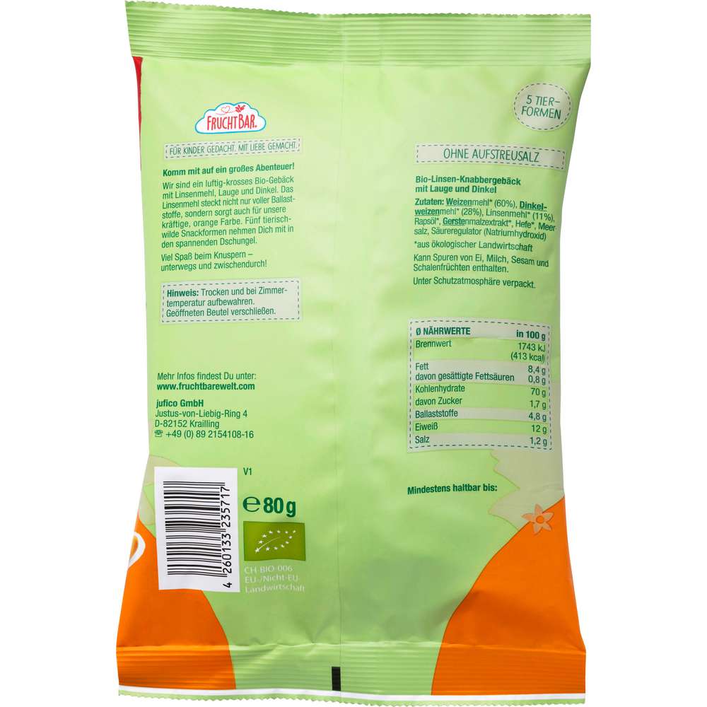 Produktabbildung Fruchtbar Linsentiere, Lauge/Dinkel