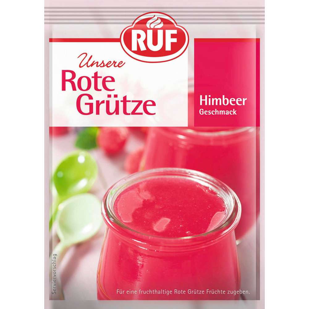 Produktabbildung RUF Dessertpulver Rote Grütze, Himbeere