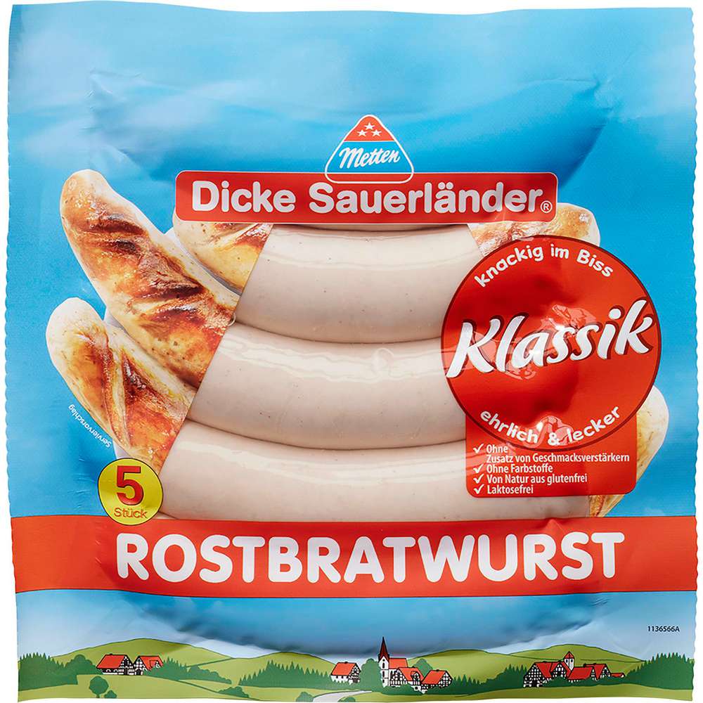 Produktabbildung Metten Rostbratwurst
