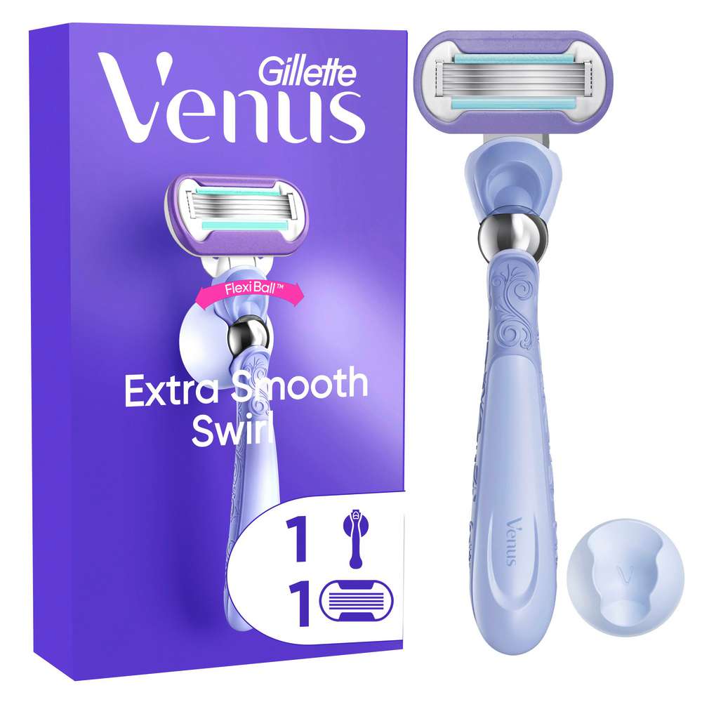 Produktabbildung Gillette Venus Extra Smooth Swirl Rasierer + 1 Klinge