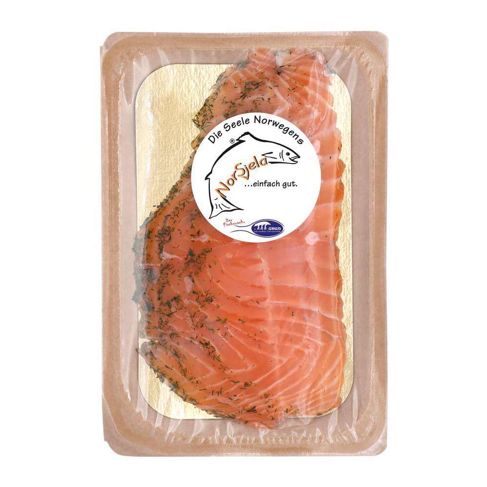 Produktabbildung Abrahams Norsjela Gravadlachs, in Scheiben