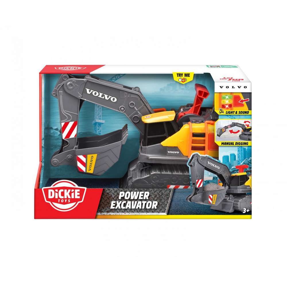 Produktabbildung Dickie Toys Volvo Power Excavator Bagger