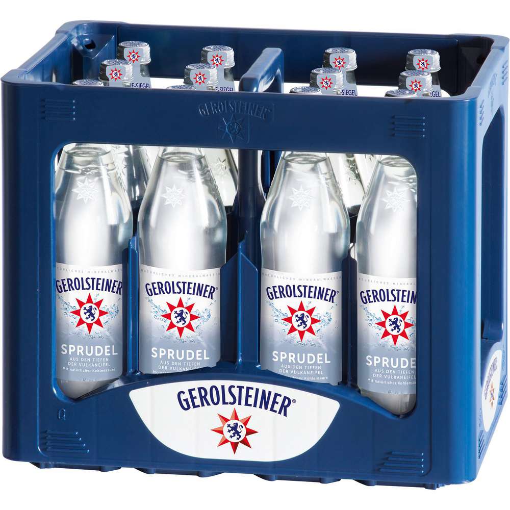 Produktabbildung Gerolsteiner Mineralwasser, Sprudel (12x 0,750 Liter)