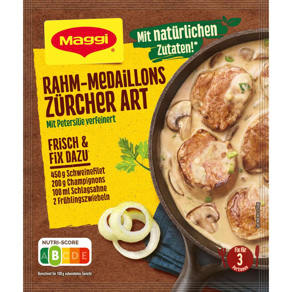 Produktabbildung Maggi Rahm-Medaillons Zürcher Art