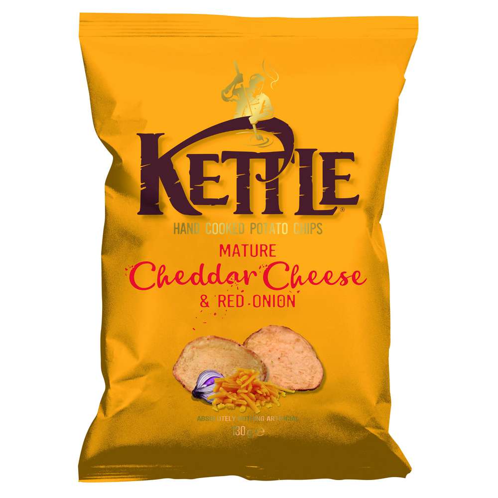 Produktabbildung Kettle Chips Cheddar+Onion