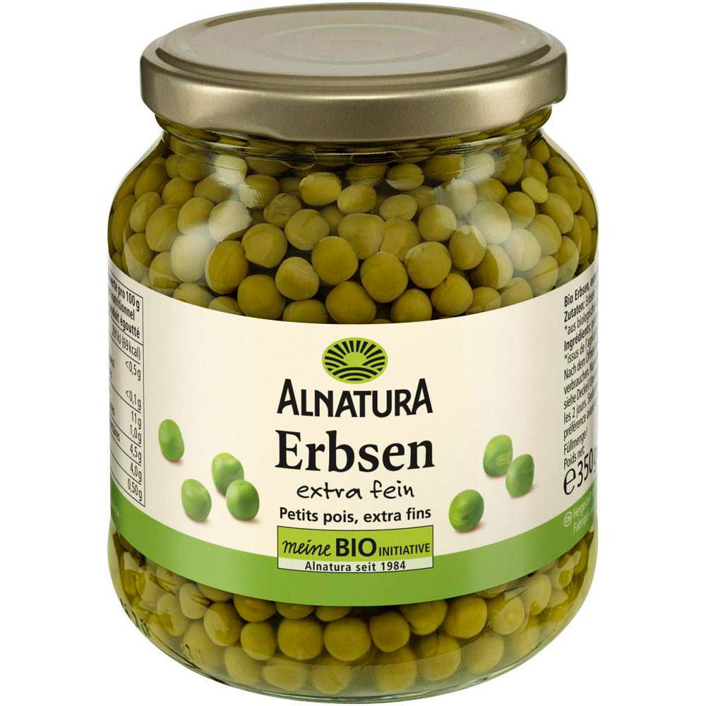 Produktabbildung Alnatura Bio Erbsen, extrafein