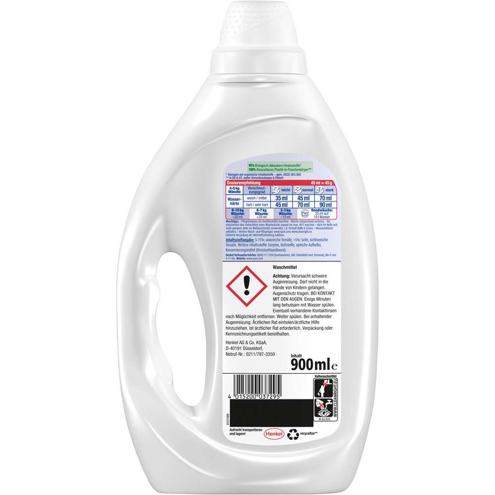 Produktabbildung Spee Voll-Waschmittel Gel, Sensitive