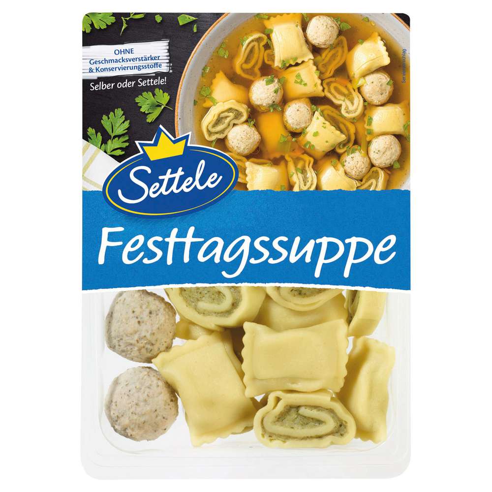 Produktabbildung Settele Festtagssuppe
