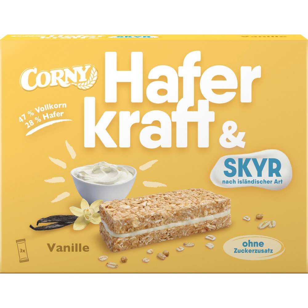 Produktabbildung Corny Haferkraft Müsliriegel, Skyr/Vanille