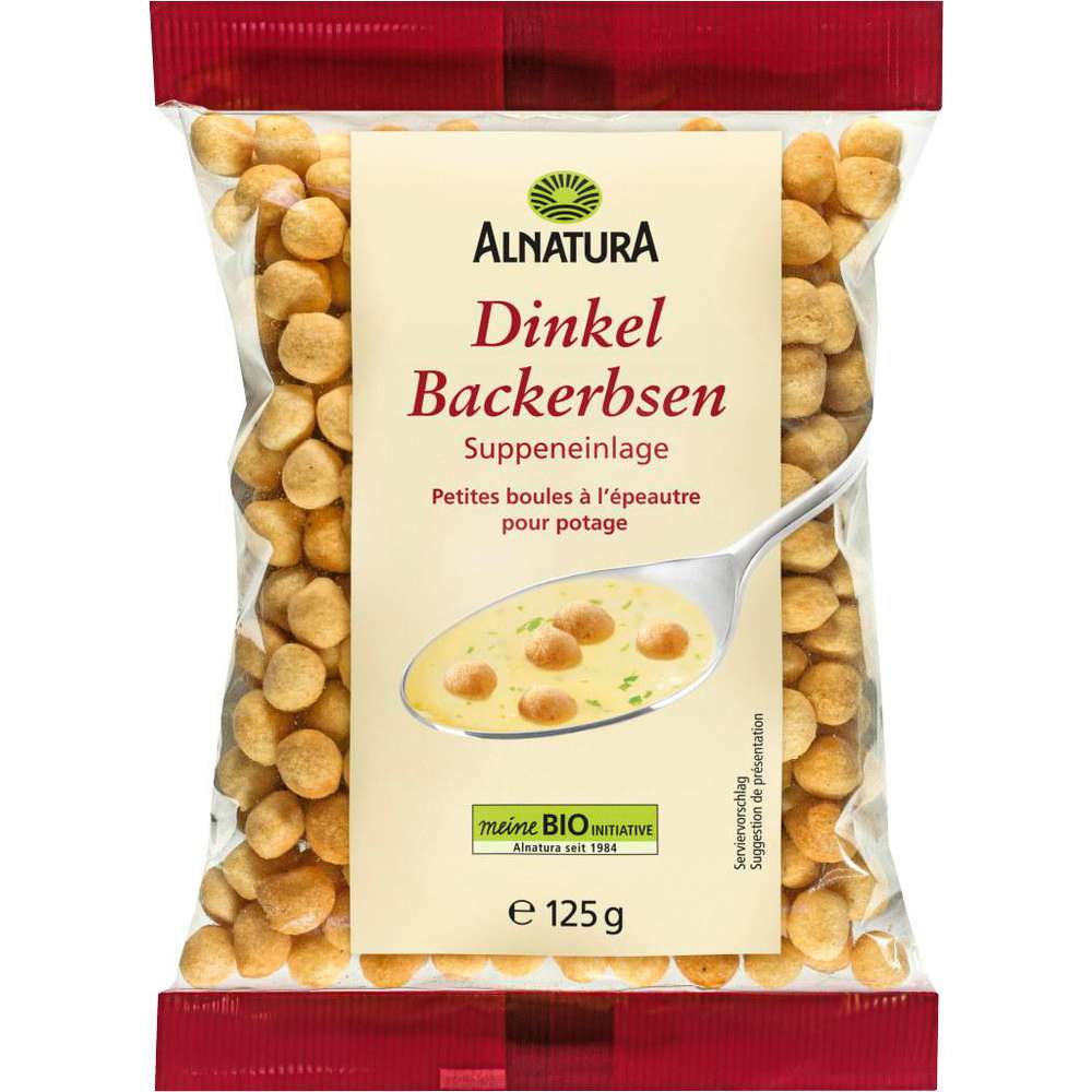 Produktabbildung Alnatura Bio Backerbsen, Dinkel 