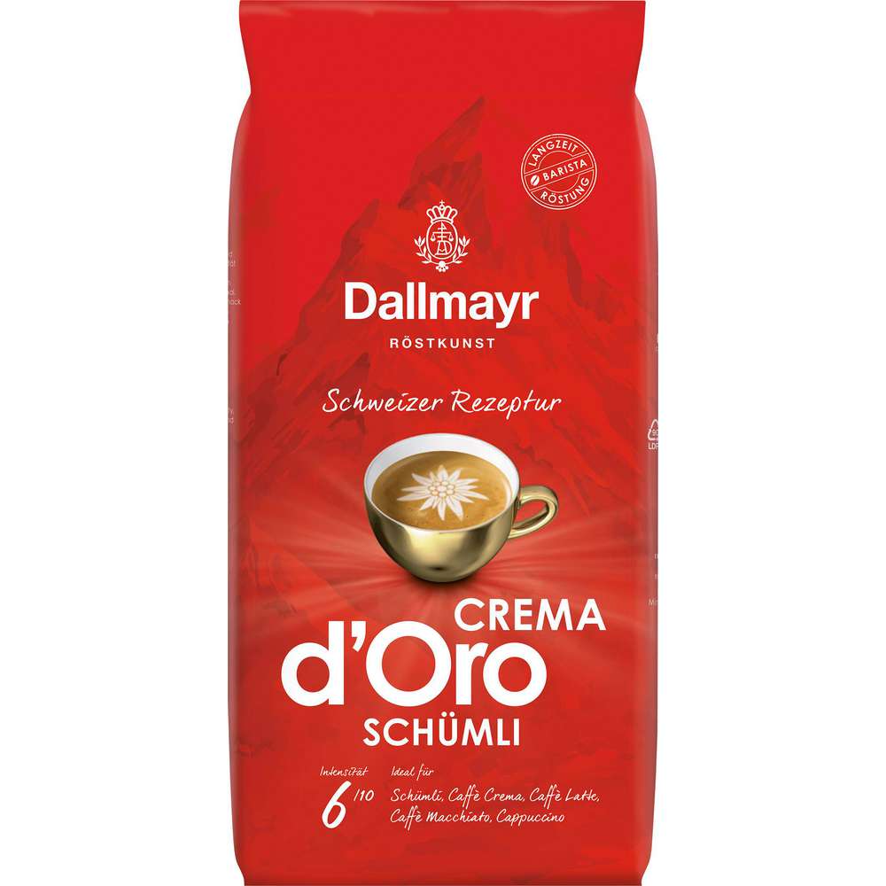 Produktabbildung Dallmayr Crema d'Oro Schümli, ganze Bohne