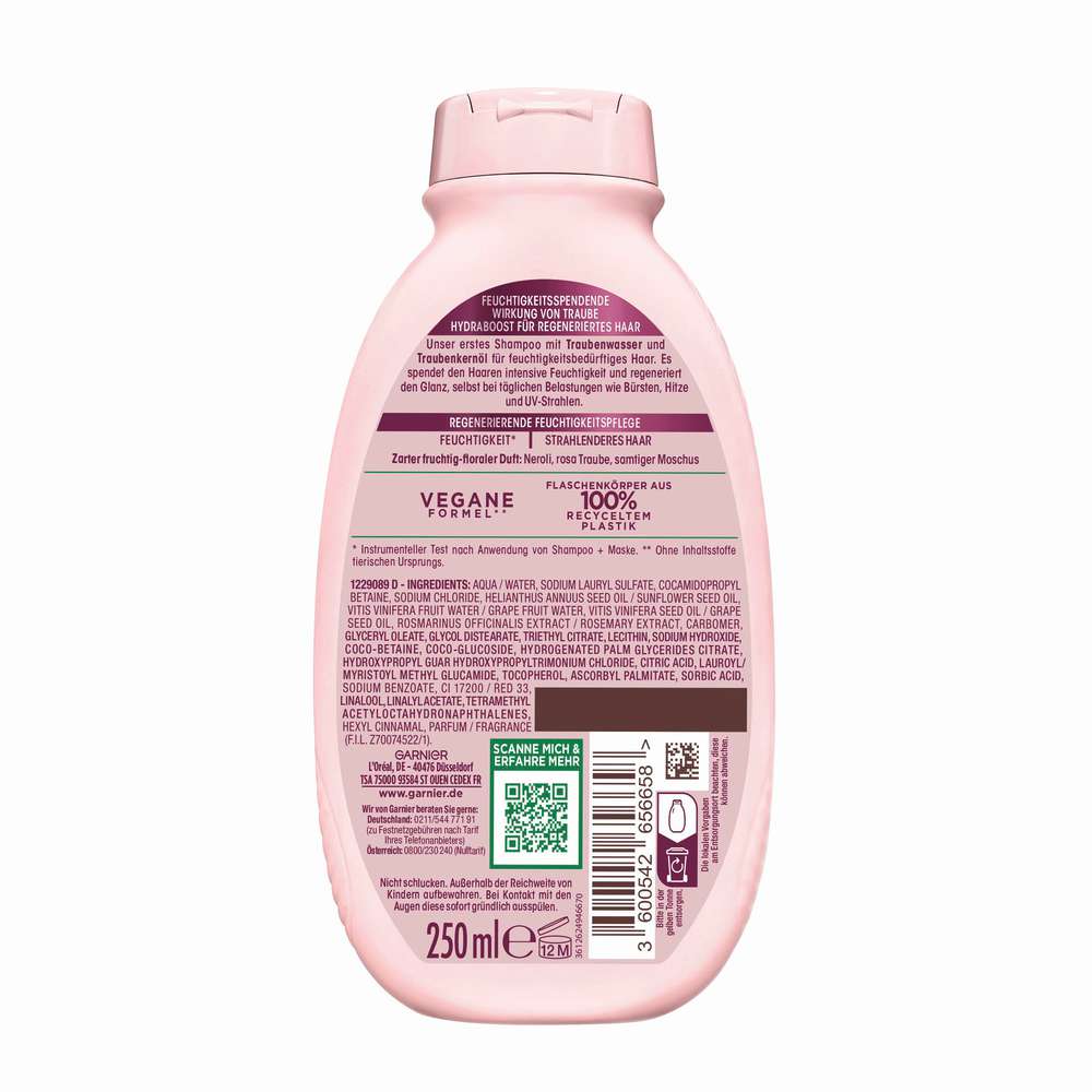 Produktabbildung Garnier Shampoo Wahre Schätze Traube Hydraboost