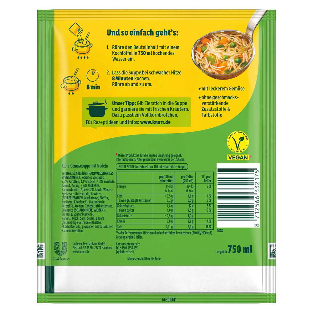 Produktabbildung Knorr Suppenliebe Frühlingssuppe