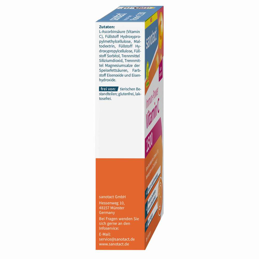 Produktabbildung sanotact Vitamin C 1500 Immun-Power, Tabletten