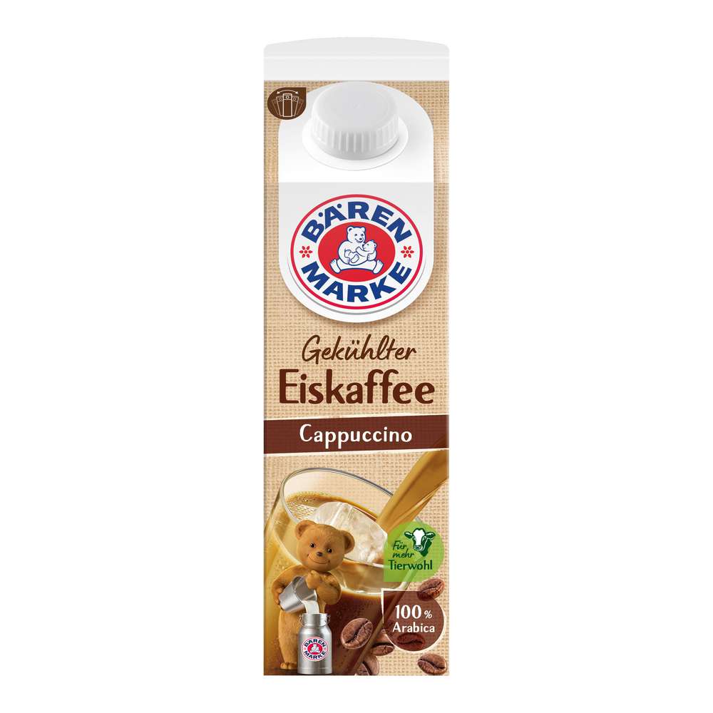 Produktabbildung Bärenmarke Frischer Eiskaffee, Cappuccino