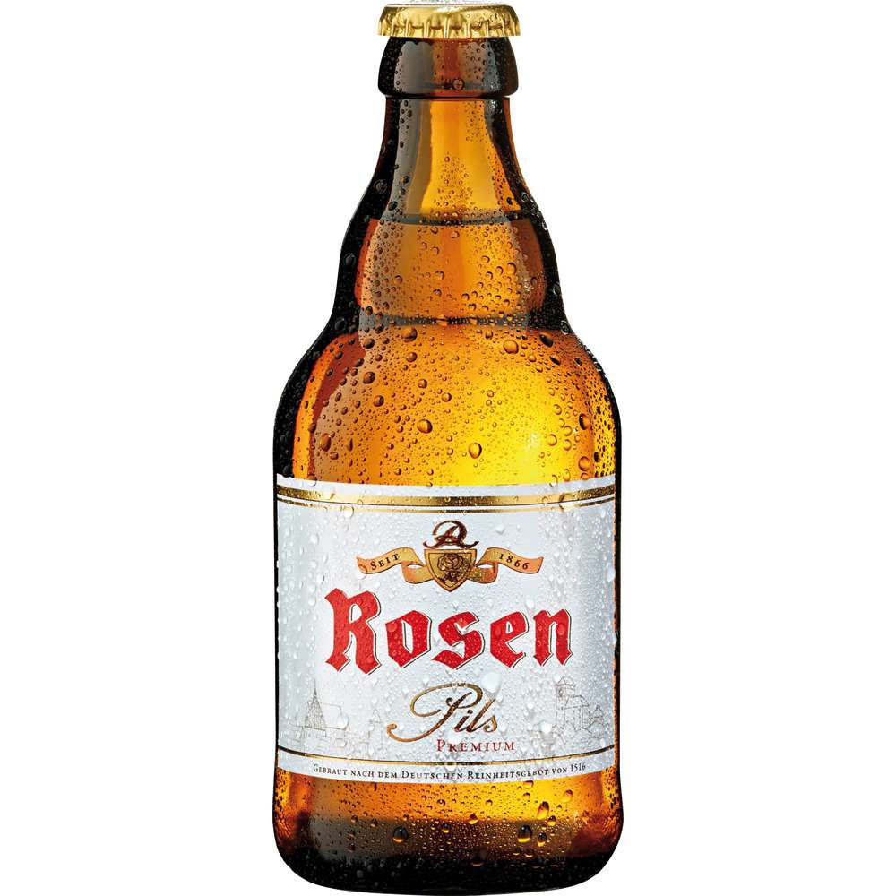 Produktabbildung Rosen Pilsener Bier, Stubbi, 4,8 %