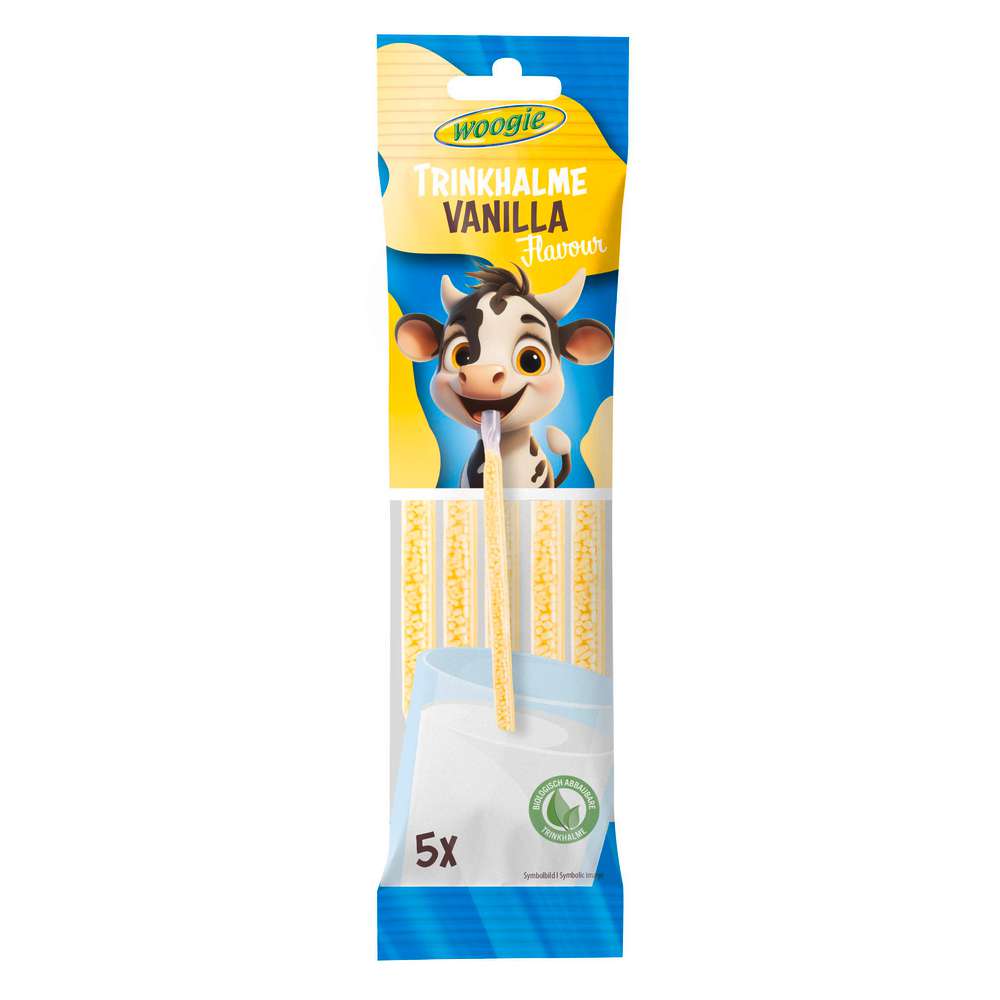Produktabbildung Gunz Woogie Trinkhalme, Vanilla