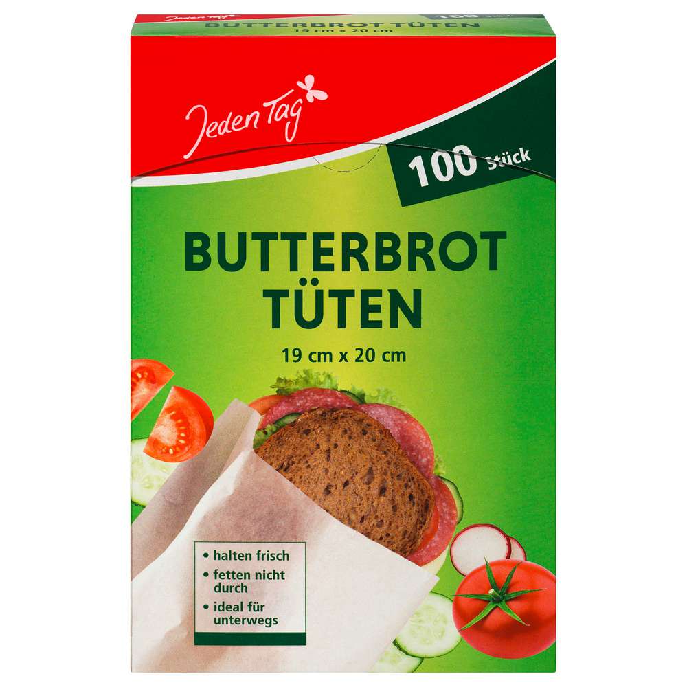 Produktabbildung Jeden Tag Butterbrottüten