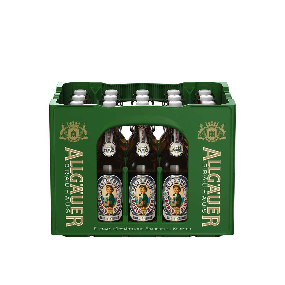 Produktabbildung Allgäuer Büble Edel-Weißbier 5,3% (20x 0,500 Liter)