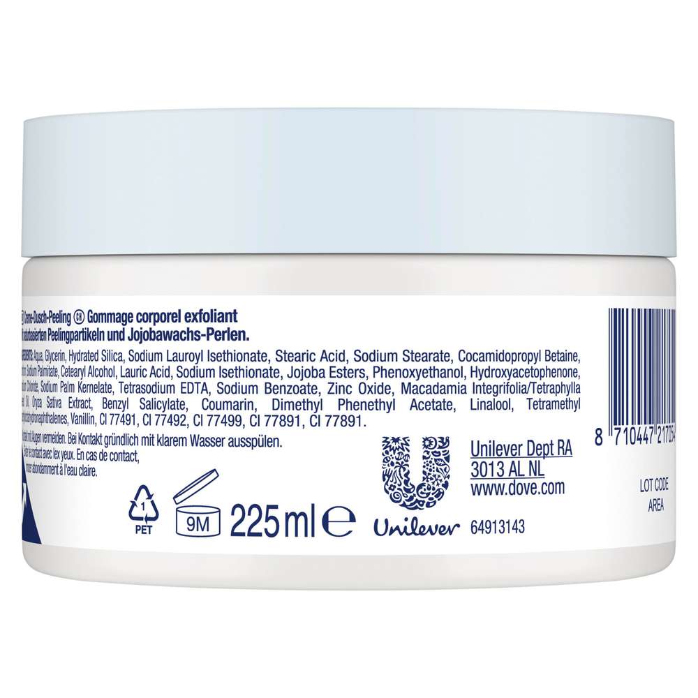Produktabbildung Dove Dusch-Peeling, Macadamia/Reismilch