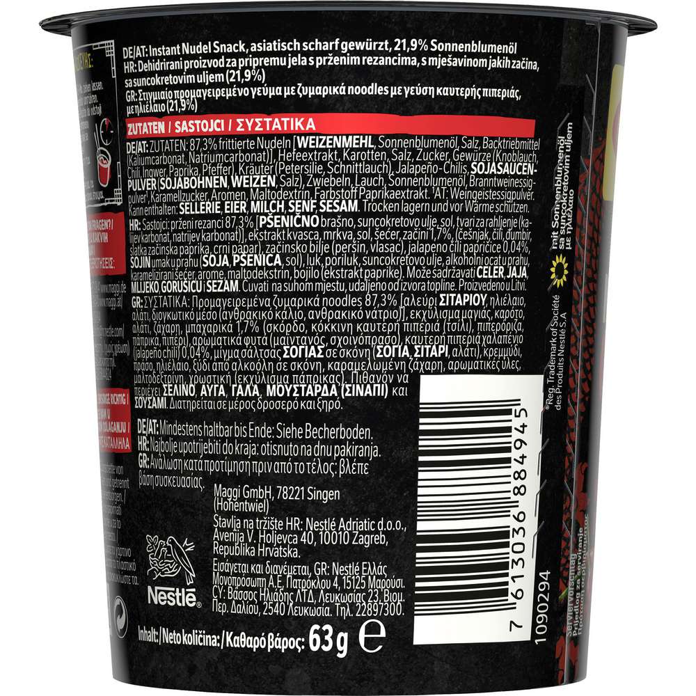 Produktabbildung Maggi Magic Asia Fertiggericht, Nudeln mit Jalapeno Chili