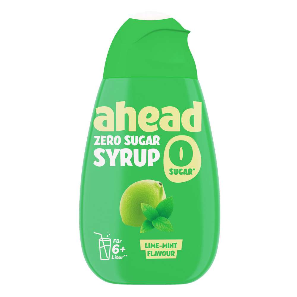 Produktabbildung ahead Sirup Zero, Lime-Mint