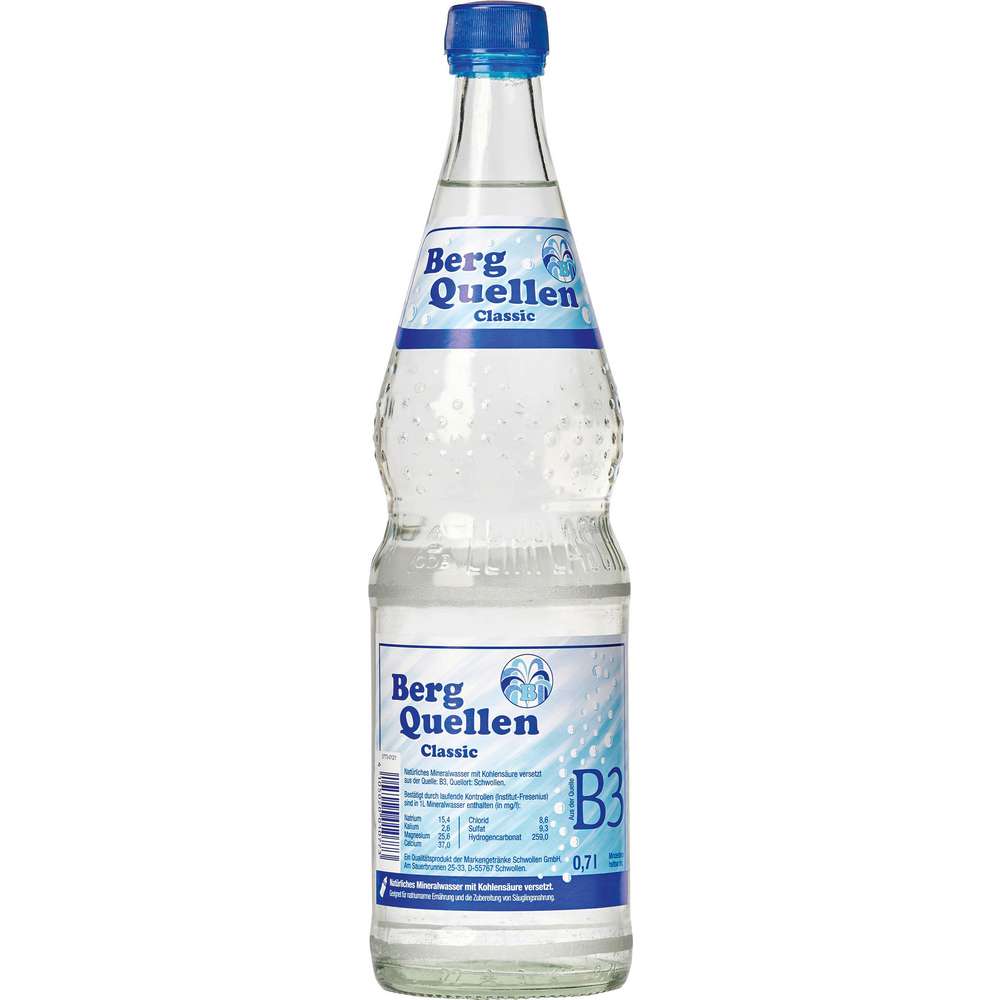Produktabbildung Berg Quellen Mineralwasser, Classic
