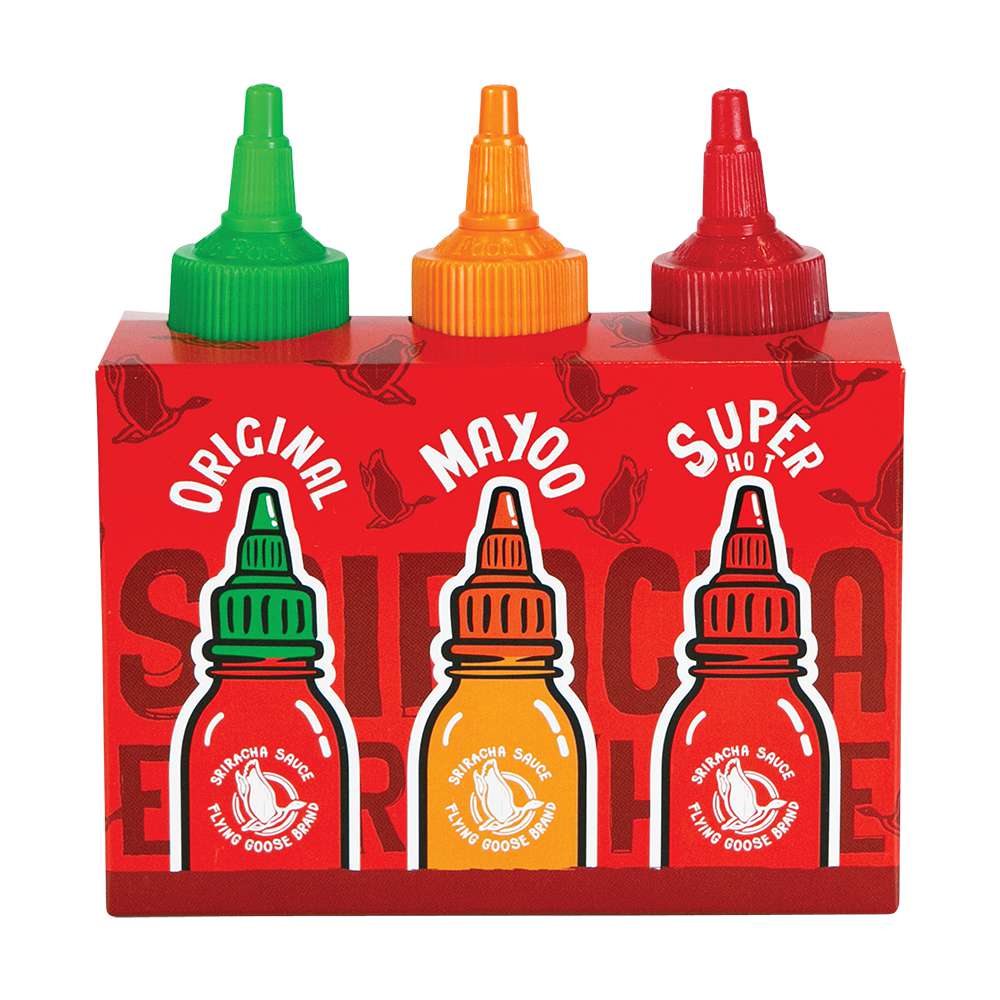 Produktabbildung Flying Goose Chili Sriracha Sauce 3er-Set