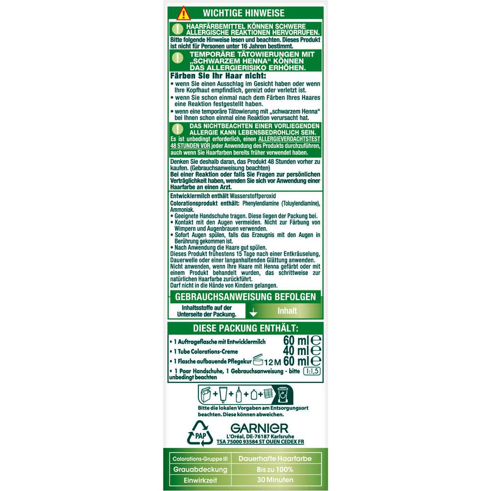 Produktabbildung Garnier Haarfarbe Nutrisse, 7.132 Natürliches Mittelblond