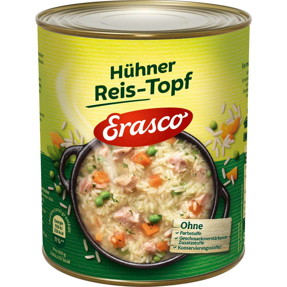 Produktabbildung Erasco Hühner-Reistopf