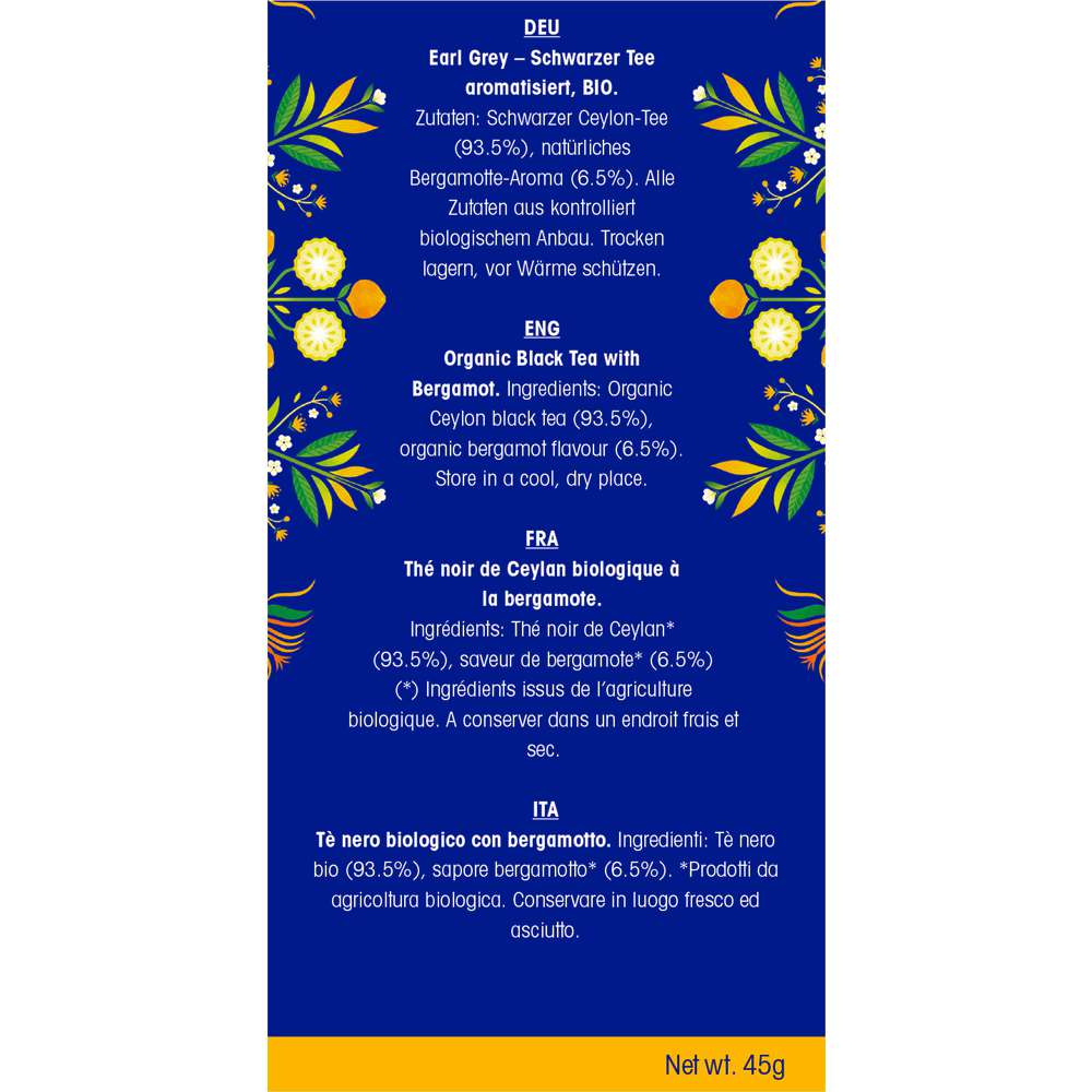 Produktabbildung English Tea Shop Bio Tee Organic, Earl Grey