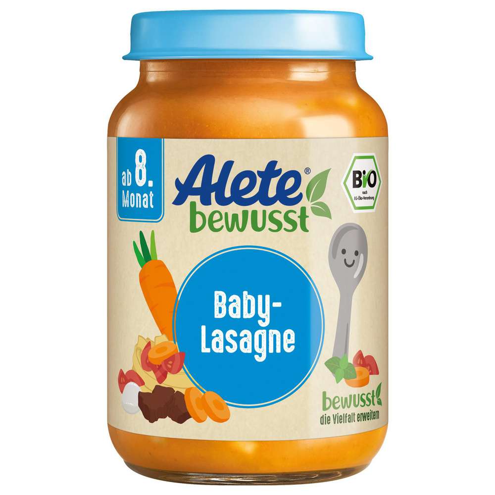 Produktabbildung Alete Bio Babynahrung Lasagne
