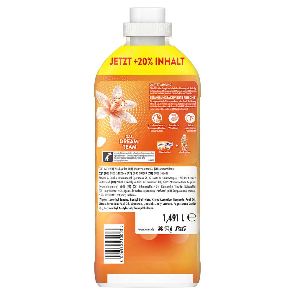 Produktabbildung Lenor Weichspüler, Orangenblüte & Verbene